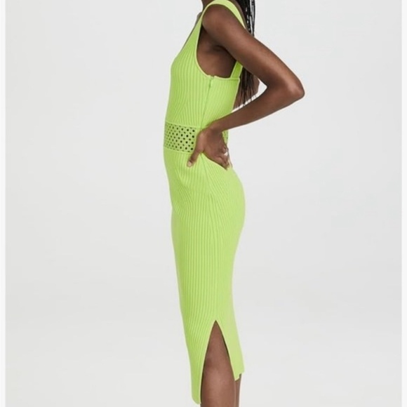 Jonathan Simkhai Loren Compact Crochet Rings Midi Dress - Picture 5 of 11